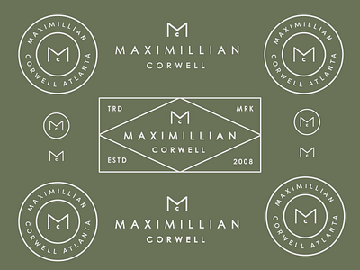 MC Logo Branding Set agency atlanta brand brand identity branding design geometric graphic design icon identity logo logo design mark monogram real estate realty seal set type typography logo