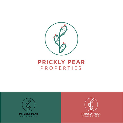 Logo design for realestate branding cactus cactus illustration design graphic design illustration logo logodesign typography vector