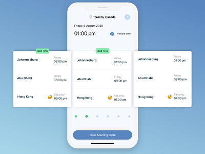 Daily UI #004 • Calculator calculator cities daily ui daily ui 004 design ios iphonex meeting timezone ui