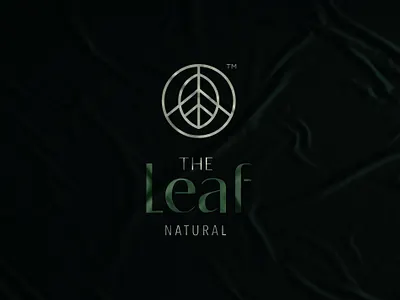 The Leaf Natural brand branding cosmetics design icon leaf logo mark natural