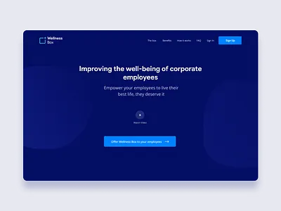 Wellness Box app branding color company design modern ui ux uxui website