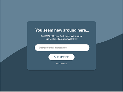 Daily UI (Day 16) - Pop-Up dailyui dailyui 016 popup