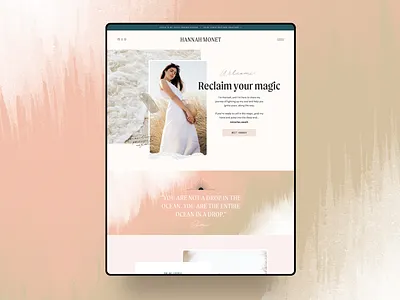 Homepage Design feminine homepage homepage design landing page landing page concept landing page design web design website design website designer
