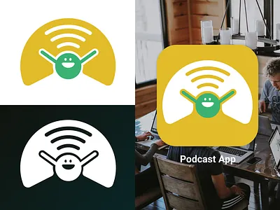 UI Challenge 005 - App Icon appicons dailyui figma icon logo podcast ui web
