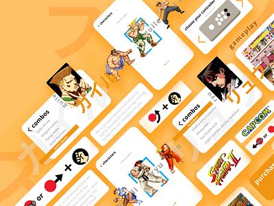 Street Fighter II design elements mobile product design street fighter