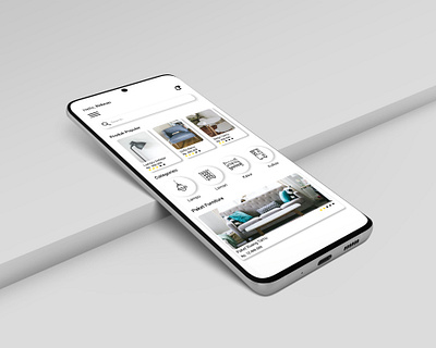 Mockup Design Aplication furniture app app ui ux web designui ui ux web