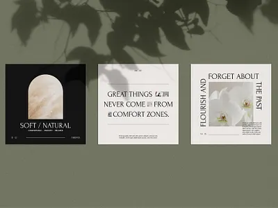 Thrives - Instagram Post branding instagram instagram post instagram template layout design minimal moodboard