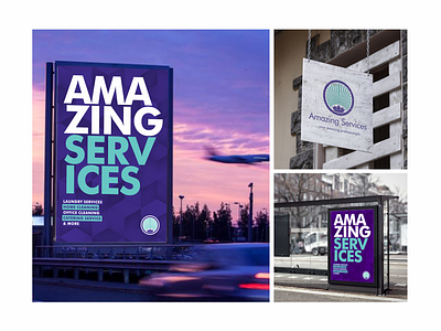 Amazing Services Signage adobe photoshop advertising advertising flyer banner branding branding design corporate identity corporate identity design design dribbble best shot graphic design illustrator large format