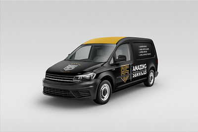 Amazing Services Branded Van brand identity branded van branding design design graphic designer