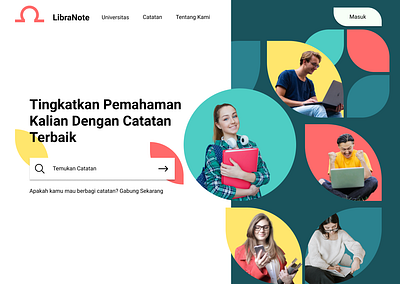 LibraNote colorful design fresh ui web