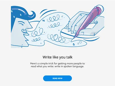 Writing is thinking clearly blog branding design figma illustration logo writing