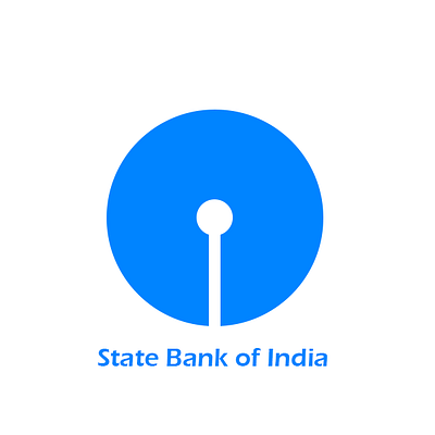 state bank of india logo 2 logo typography vector