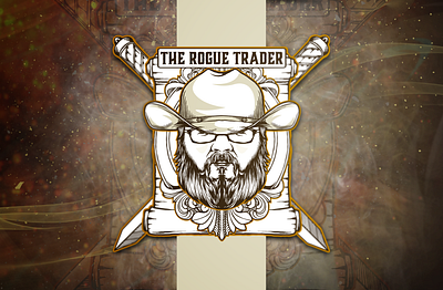 the rogue trader branding design designs icon illustration logo skull sports typography vector