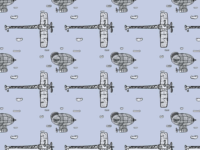 The Museum of Antique Things book illustraion pattern