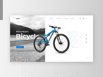 Bicycle Landing Page dashboad dashboard design dashboard ui landing page landingpage product design responsive trend ui ui ux uiux user experience user interface userexperience userinterface ux visual design web design webdesign website design
