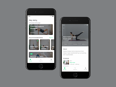 Yoga Work Out App app app design applicaiton application exercise app figma design interface design landing page ui ui design ui designer uidesign uiux uiux design uiuxdesign ux design ux designer visual design website design work out app