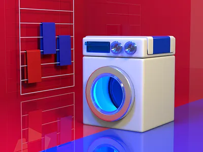 laundry 3d 3d art 3drender 3drendering cinema 4d cinema4d laundry redshift redshift3d render