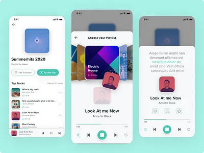 DailyUI 009 Music Player 009 app dailyui mobile music music app music player playlist