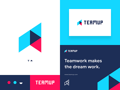 Teamup arrow brand design brand identity branding clever concept concept design dribbble flat icon lettermark logo minimal modern negative space team technology typogaphy up vector