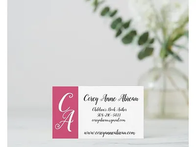 Author Business Cards author business business card business cards carddesign writer writing zazzle