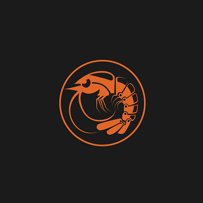 hardcore design illustration shrimp vector