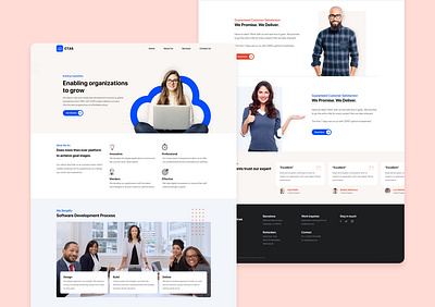 Landing Page Design creative website design flat flatdesign landing page landing page design landingpage minimal redesign ui ui design uidesign uiux uiuxdesign uiuxdesigner ux web web design website website design