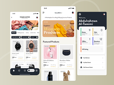 Brandfull Mobile App Design app brand brandfull mobile design brandfull mobile design brands design ecommerce ios mobile ui ux