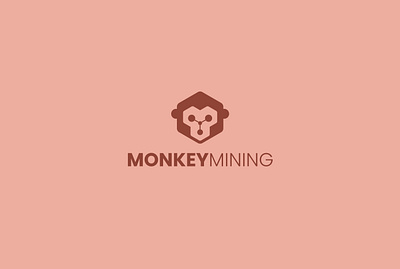 Monkey Mining logo adobe illustrator adobe photoshop branding business card design flat graphic design illustration logo logo design minimal