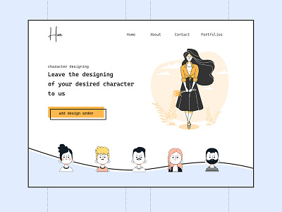 Flat Hero design flat freepik hero banner illustration photoshop ui ux vector web