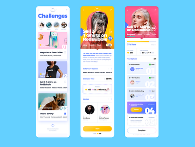 Challenges Mobile App UIUX Design For Teenagers app design mobile mobile app design mobile design sketchapp ui uidesign ux uxdesign