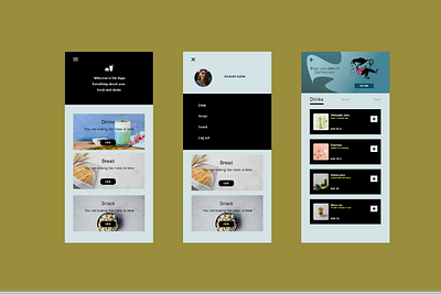 App Foods and Drinks 1 design drinks app food app foods and drinks