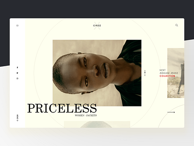 Ciroz - Fashion Store bold colors design fashion landing style ui uiux website