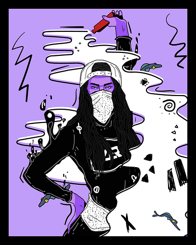 Smoked abstract art design illustration illustrator street tattoo