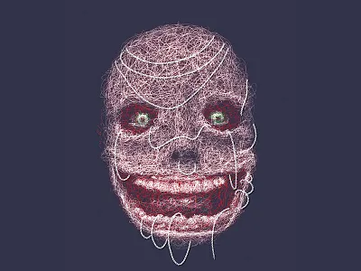 The Fame Monster contemporaryart coverart digital painting fineart illustration lineart portrait art portrait painting scribble scribble art scribbles