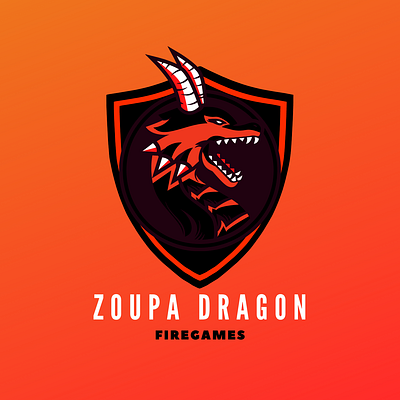 ZOUPA DRAGON app design icon logo ui ux web