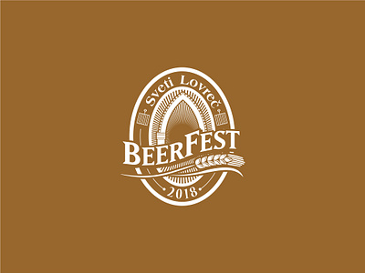 BeerFest Sveti Lovrec logo beer beer branding croatia event events identity istria logo logodesign old svetilovrec vintage wheat