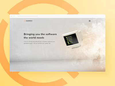 Eagerpatch Hero Concept branding communication concept hero hero banner website