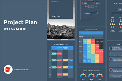 A4 Project Plan Presentation Template apple broshure business graphic design infographic magazine management marketing powerpoint presentation powerpoint template project project proposal report schedule status team webdesign webproject website