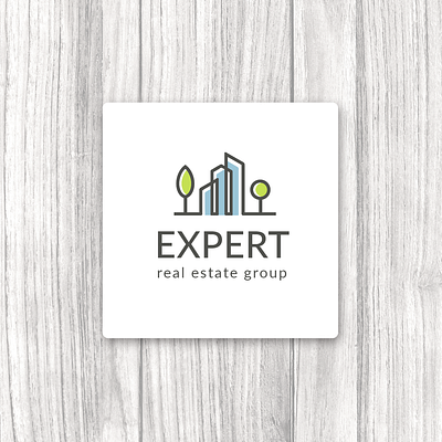 Logo. Real estate group. Expert illustrator logo logo design minimalism real estate logo vector