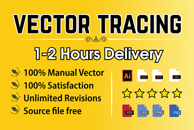 I will vector tracing image or logo to vectorize within 2 hours branding business design illustration logo logo to vector logodesign raster to vector vector vector art vector illustration vector tracing vectorart vectors