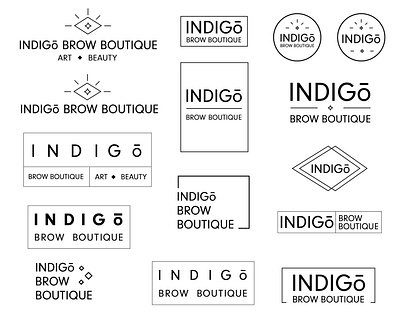 Indigo Brow Boutique Logo Ideas beauty beauty logo brows eyebrows logo logo design minimalism modern modern design modernism salon salon logo