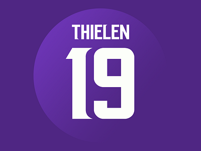 Adam Thielen Icon adam thielen adam thielen design design fantasy football fantasy football design icon iconset illustration nfl nfl design photoshop vector art