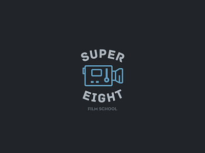 30DaysofLogos Challenge Day 6 - Film School 30daysoflogos branding design film logo movies school super8