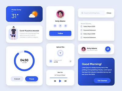Cards UI kit