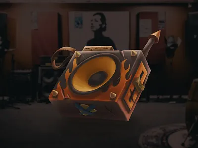 Speaker Of One Punk 2d art concept art digital art digital illustration game asset game icon icon design icon illustration