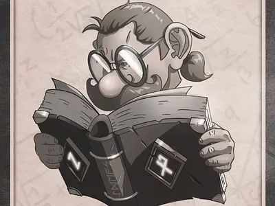 Málin, The Nerd 🍎📚 2d art character concept character design character illustration character sketch digital illustration digital sketch