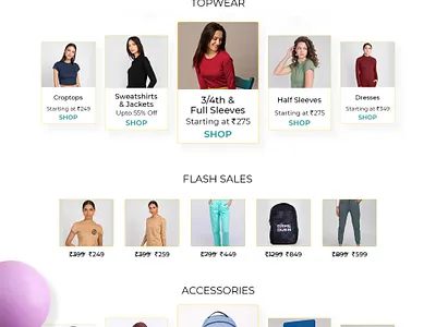 Landing Page - Shopping branding clean colors graphic design homepage interaction interface landing minimal page ui uiux ux web webdesign