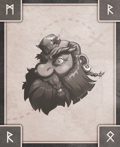 Mror, the Goldkeeper 2d art character design character sketch characterillustration digital art digital illustration game character lineart