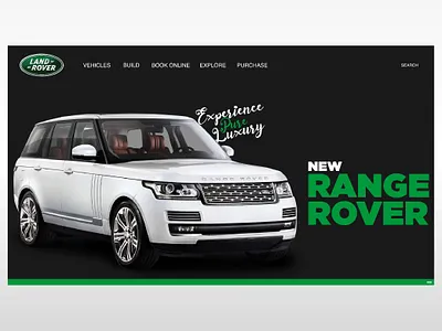 Web Design - 02 art branding fanboy tribute landing page design landrover ui ux webdesign webpage design