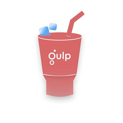 Gulp Logo - Recreated beginner brand design branding company logo creativity design gulp icon logo logo design redesign concept